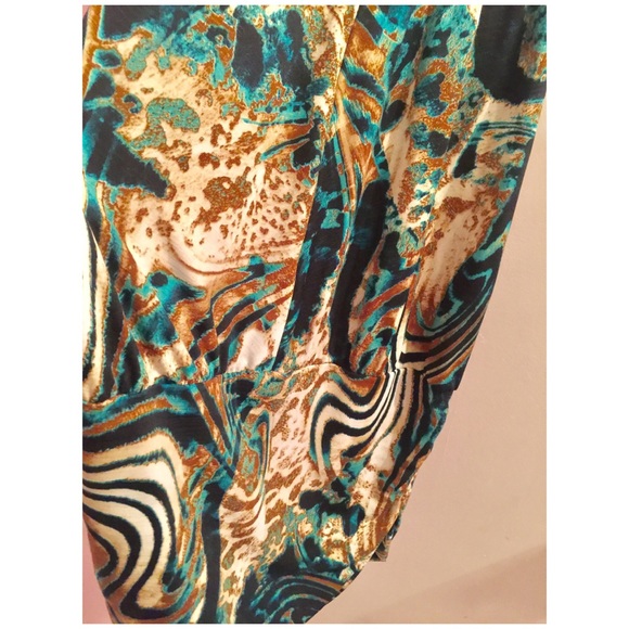 S-TWELVE SHORT CASUAL DRESS SLEEVELESS SZ M MULTIC - Picture 5 of 8